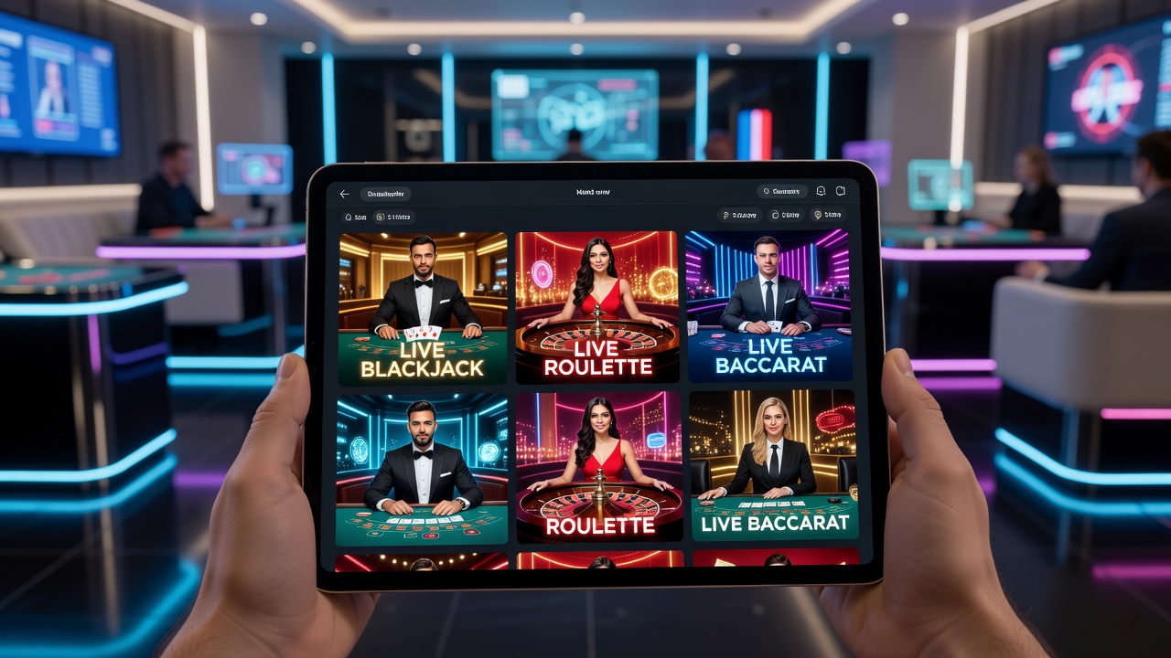 Search and Navigation for Live Lobbies - live dealer casino australia